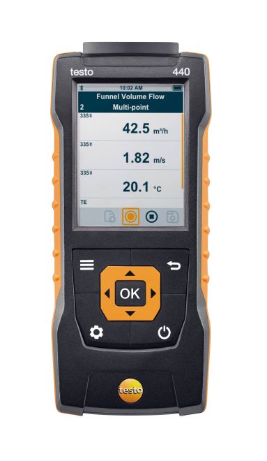 testo 440 klímatechnikai és IAQ mérőműszer