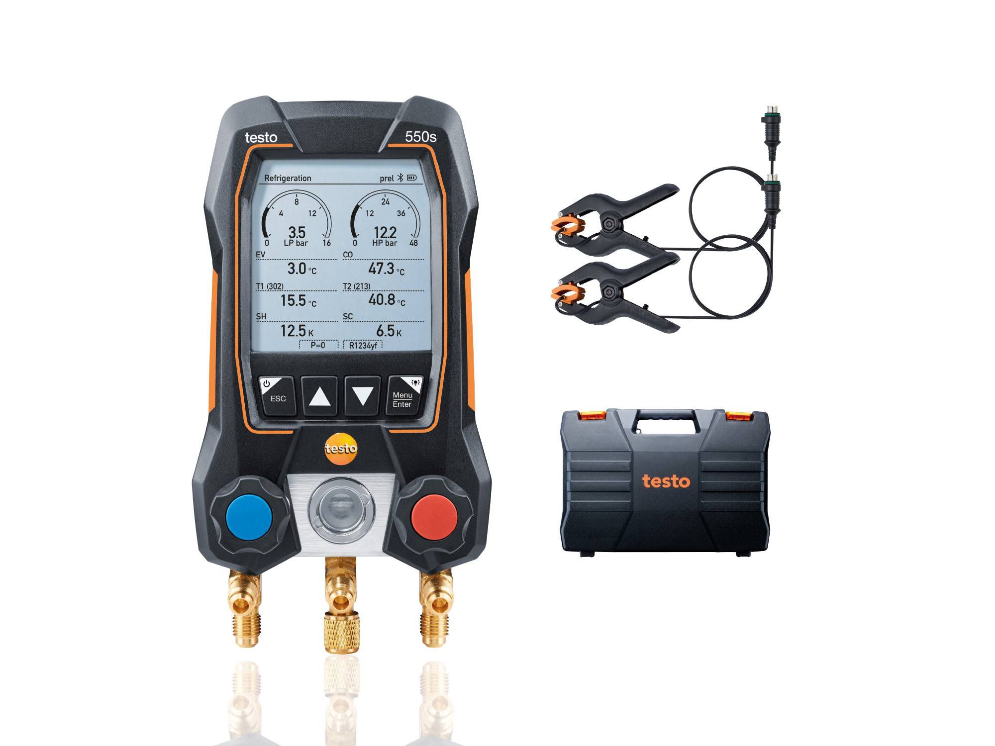 testo 550s digitális szervizcsaptelep alap szett 