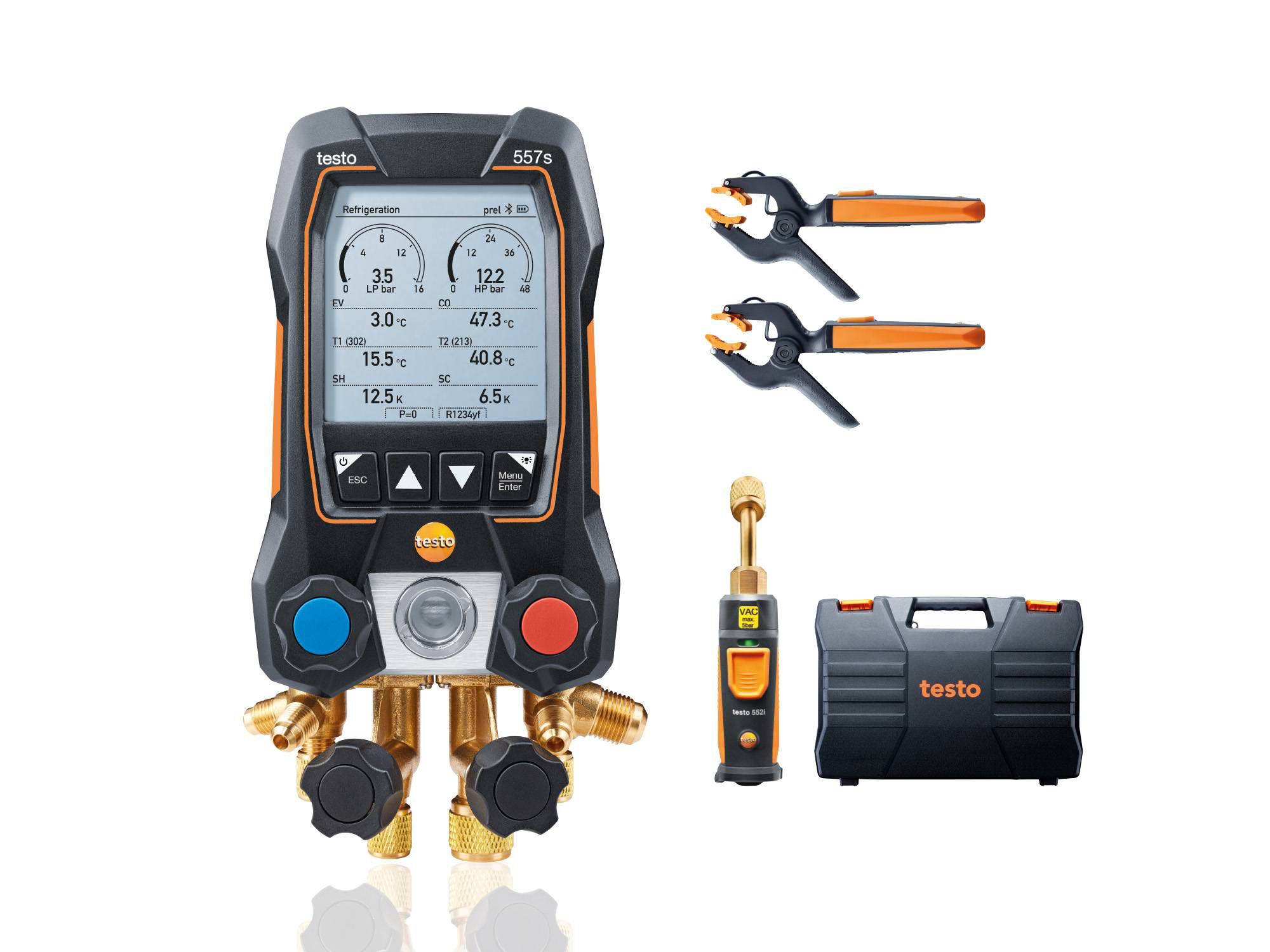testo 557s digitális szervizcsaptelep szett
